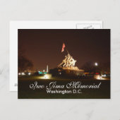 Carte Postale Iwo Jima Memorial, Washington D.C. (Devant / Derrière)