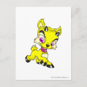 Carte Postale Ixi jaune (Devant)