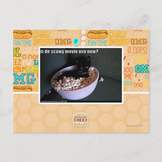 Carte Postale Iz de scawy film ova maintenant? (Devant)