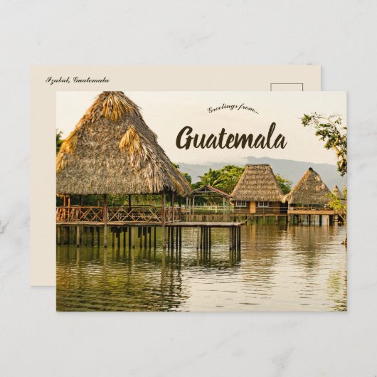 Carte Postale Izabala Guatemala (Devant / Derrière)