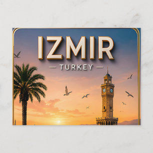 Carte Postale Izmir Turquie Mer Égée Voyage Historique Côté Mer