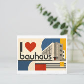 Carte Postale "J'[aime] Bauhaus" (Debout devant)