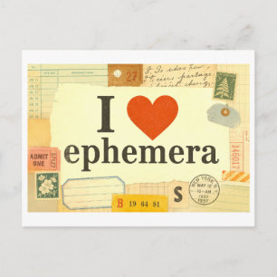 Carte Postale "J'[Aime] Éphémère"