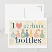 Carte Postale "J'[Aime] Flacons de Parfum" (Devant / Derrière)