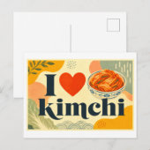Carte Postale "J'[Aime] Kimchi" (Devant / Derrière)