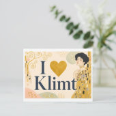 Carte Postale "J'[aime] Klimt" (Debout devant)