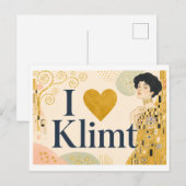 Carte Postale "J'[aime] Klimt" (Devant / Derrière)