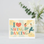 Carte Postale "J'[Aime] la danse swing" (Debout devant)