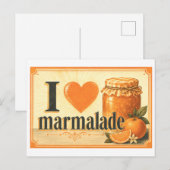 Carte Postale "J'[Aime] la Marmelade" (Devant / Derrière)