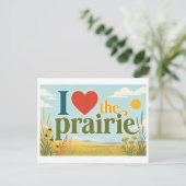 Carte Postale "J'[aime] la Prairie" (Debout devant)