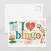 Carte Postale "J'[aime] le Bingo" (Devant / Derrière)