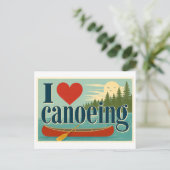 Carte Postale "J'[Aime] Le Canotage" (Debout devant)