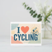 Carte Postale "J'[Aime] le Cyclisme" (Debout devant)