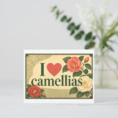 Carte Postale "J'[aime] les camélias" (Debout devant)