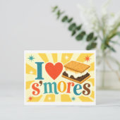 Carte Postale "J'[Aime] Les S'mores" (Debout devant)