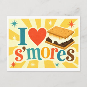 Carte Postale "J'[Aime] Les S'mores"