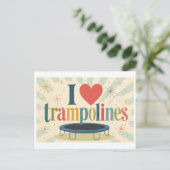 Carte Postale "J'[Aime] les trampolines" (Debout devant)