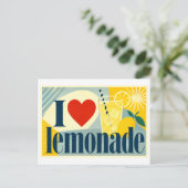 Carte Postale "J'[Aime] Limonade" (Debout devant)