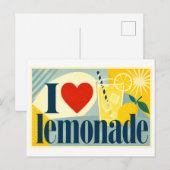 Carte Postale "J'[Aime] Limonade" (Devant / Derrière)
