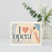 Carte Postale "J'[Aime] l'Opéra" (Debout devant)