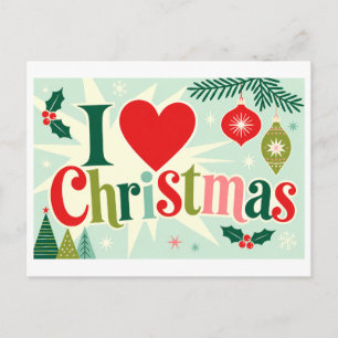 Carte Postale "J'[aime] Noël"