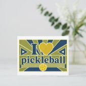Carte Postale "J'[aime] Pickleball" (Debout devant)