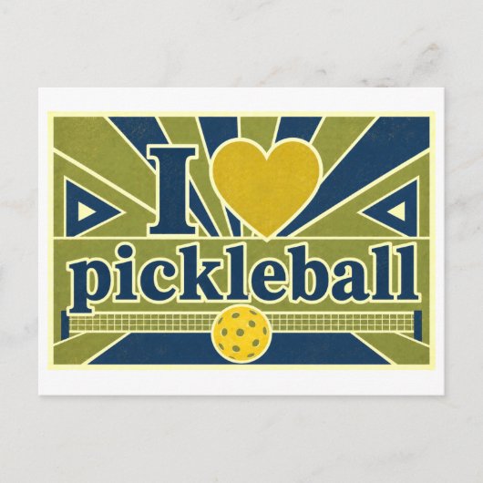 Carte Postale "J'[aime] Pickleball" (Devant)