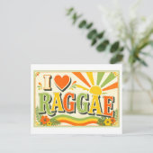 Carte Postale "J'[Aime] Raggae" (Debout devant)