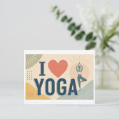 Carte Postale "J'[Aime] Yoga" (Debout devant)