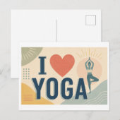 Carte Postale "J'[Aime] Yoga" (Devant / Derrière)