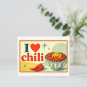 Carte Postale "J'[Cœur] Chili" (Debout devant)