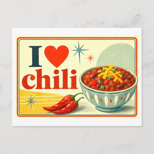 Carte Postale "J'[Cœur] Chili" (Devant)