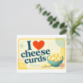 Carte Postale "J'[Cœur] Crottes de Fromage" (Debout devant)