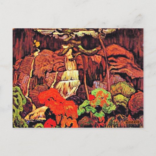 Carte Postale J.E.H. MacDonald - Algoma Waterfall, (Dos)