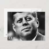 Carte postale J.F.K. (Devant / Derrière)