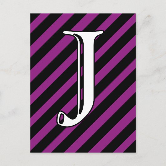 Carte Postale J initial (Devant)