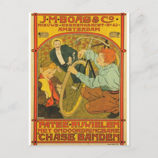 Carte Postale J.M Boas & Co. Bicycles (Devant)