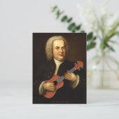 Carte Postale J.S. Bach sur Uke (Debout devant)