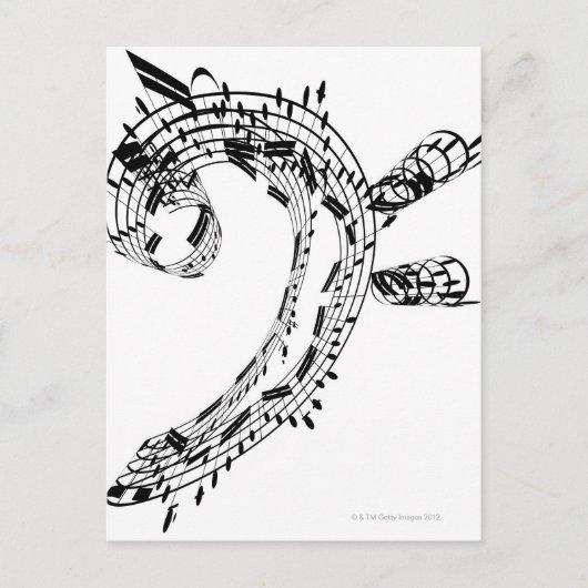 Carte Postale J.S.Bach's Cello Suite (Devant)