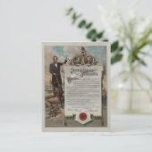 Carte Postale J. S. Smith & Co. copie Emancipation Proclamation (Debout devant)