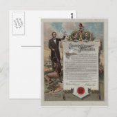 Carte Postale J. S. Smith & Co. copie Emancipation Proclamation (Devant / Derrière)