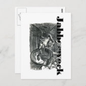 Carte postale Jabberwock (Devant / Derrière)