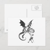 Carte Postale Jabberwocky (Devant / Derrière)