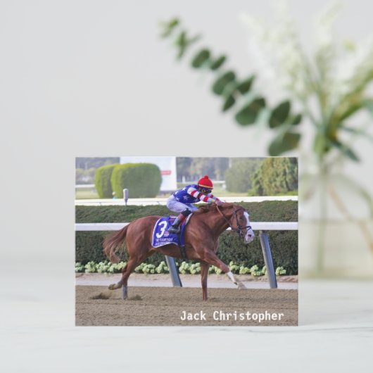 Carte Postale Jack Christopher - Champagne Stakes (Debout devant)