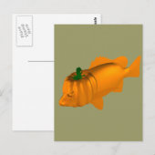 Carte Postale Jack de mangrove orange (Devant / Derrière)