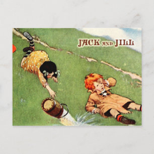 Carte Postale Jack et Jill descendent la colline