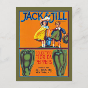 Carte Postale Jack & Jill poivrons de Floride