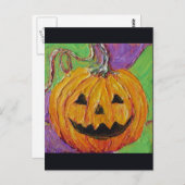 Carte postale Jack-O-Lantern (Devant / Derrière)