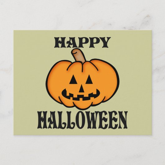 Carte Postale Jack-o'-lantern (Devant)