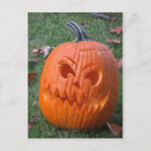 Carte Postale Jack-o'-lantern (Devant)